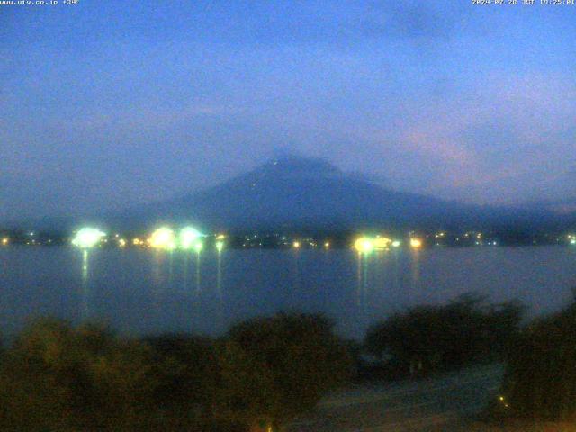 河口湖からの富士山