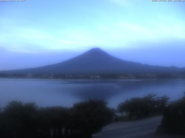 河口湖からの富士山