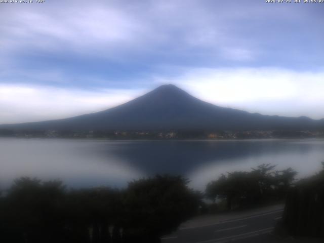 河口湖からの富士山