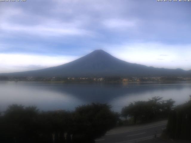 河口湖からの富士山