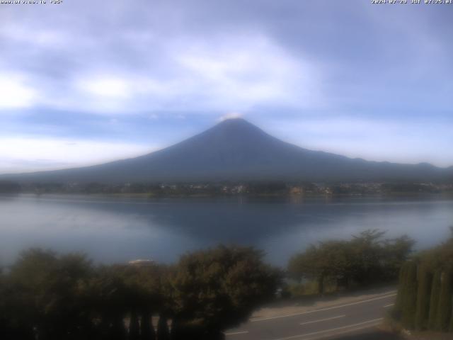 河口湖からの富士山