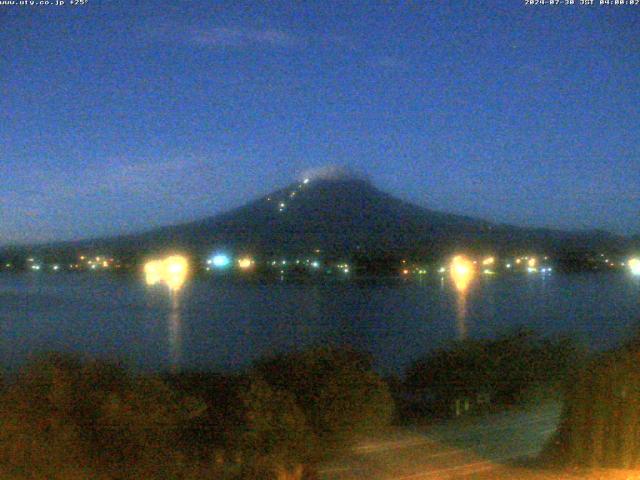 河口湖からの富士山