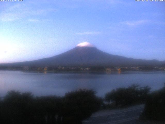 河口湖からの富士山