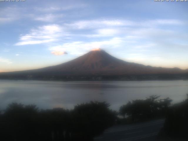 河口湖からの富士山