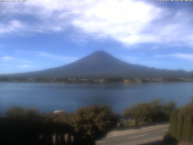 河口湖からの富士山