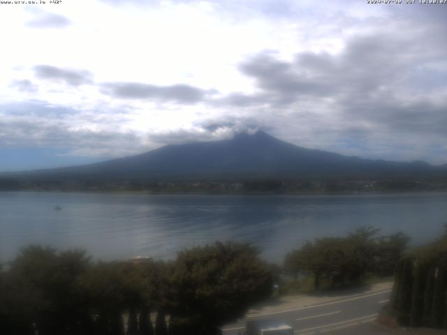 河口湖からの富士山