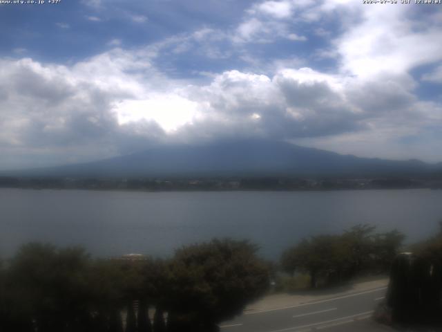 河口湖からの富士山