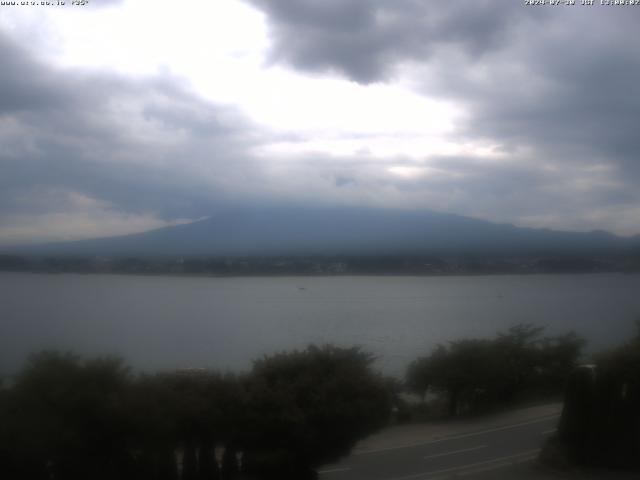 河口湖からの富士山