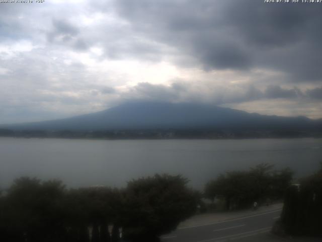 河口湖からの富士山