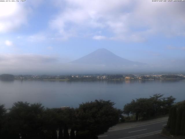 河口湖からの富士山