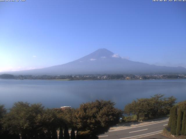 河口湖からの富士山