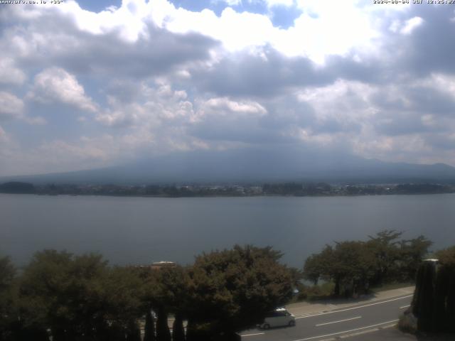 河口湖からの富士山