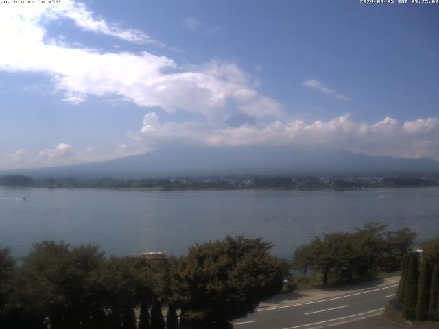 河口湖からの富士山