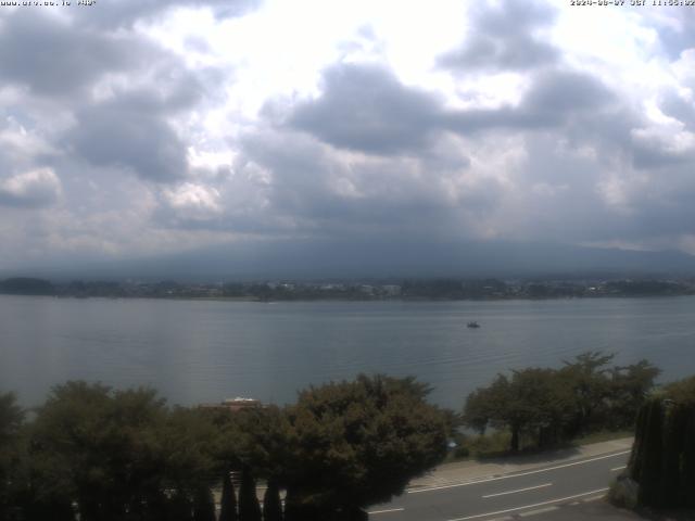 河口湖からの富士山