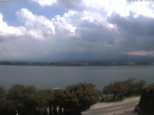 河口湖からの富士山