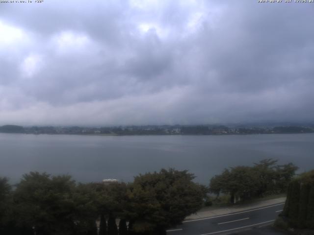 河口湖からの富士山