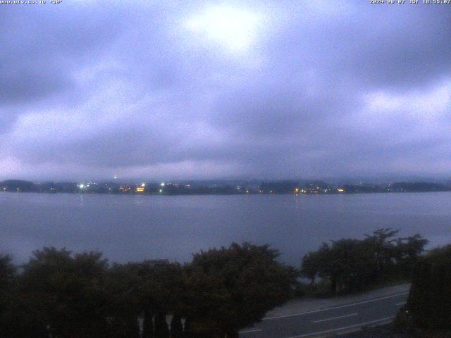 河口湖からの富士山