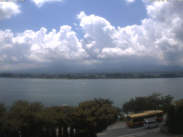 河口湖からの富士山