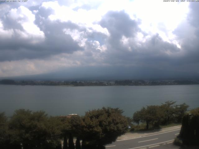 河口湖からの富士山