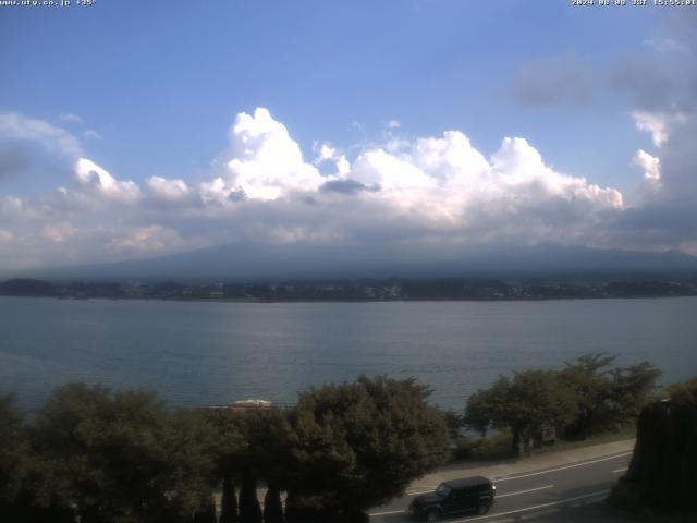 河口湖からの富士山