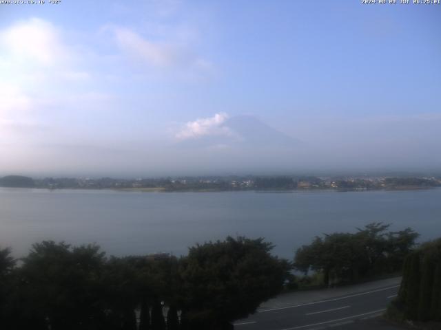 河口湖からの富士山