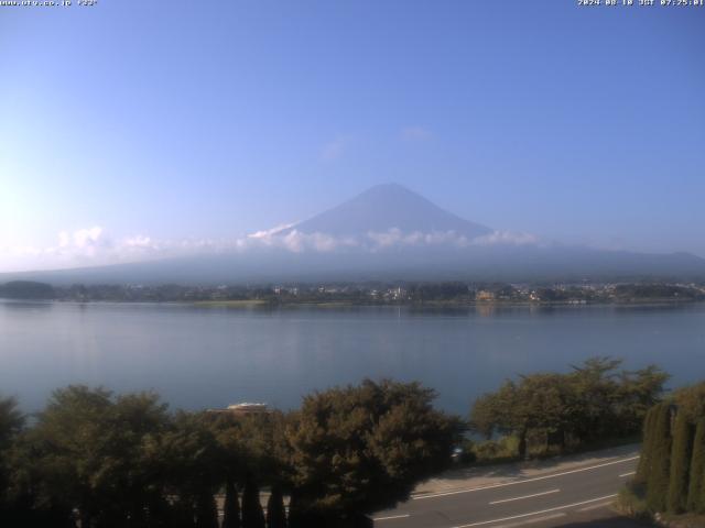 河口湖からの富士山