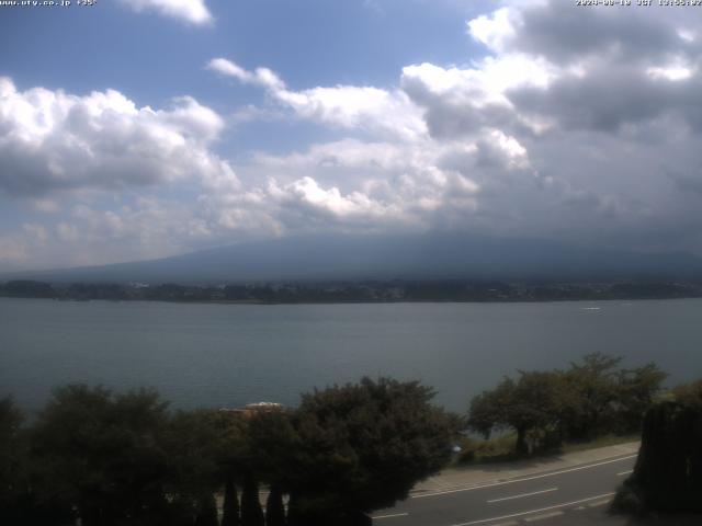 河口湖からの富士山