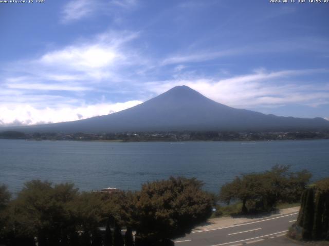 河口湖からの富士山