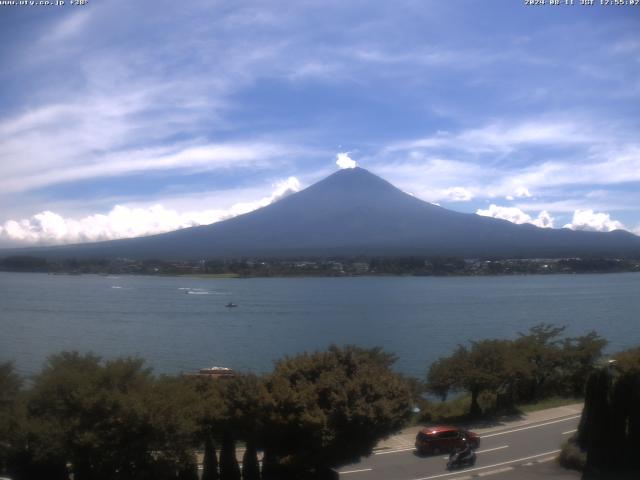 河口湖からの富士山