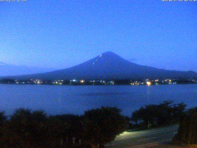 河口湖からの富士山