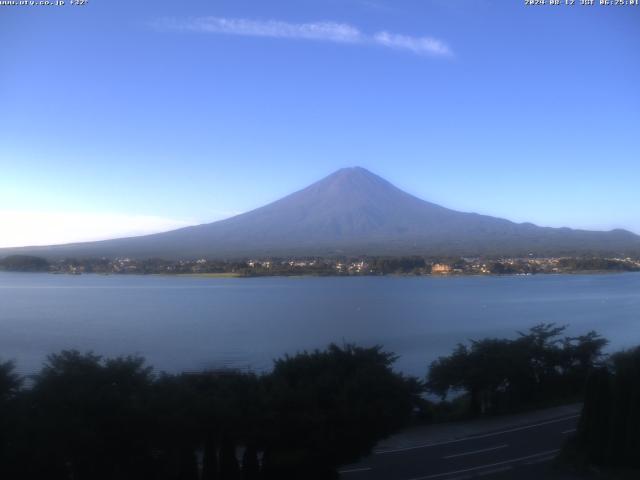 河口湖からの富士山