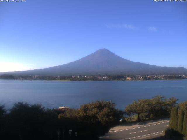 河口湖からの富士山