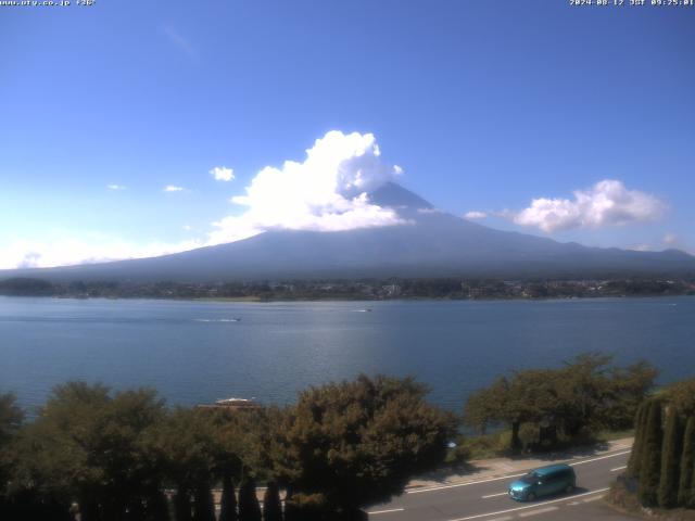 河口湖からの富士山