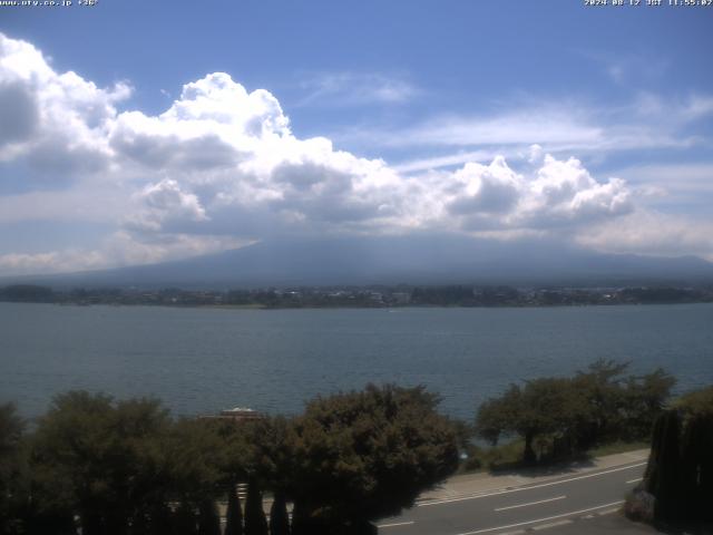 河口湖からの富士山