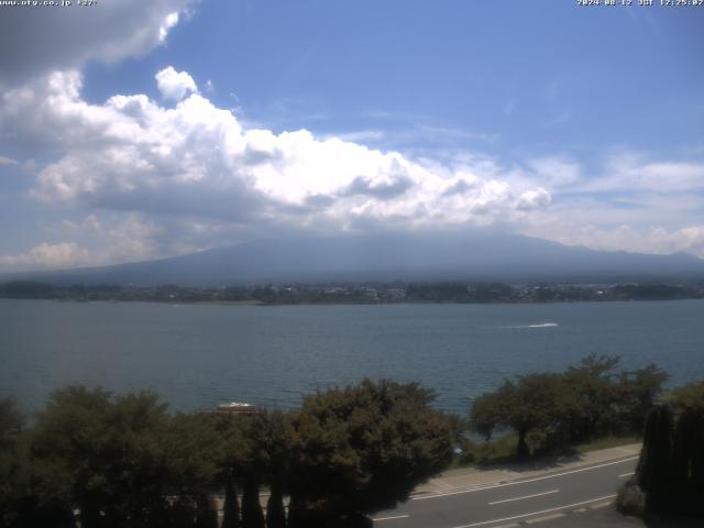 河口湖からの富士山