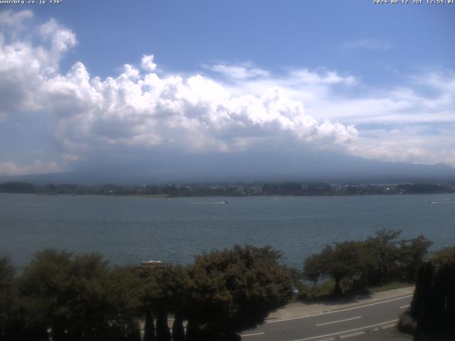 河口湖からの富士山