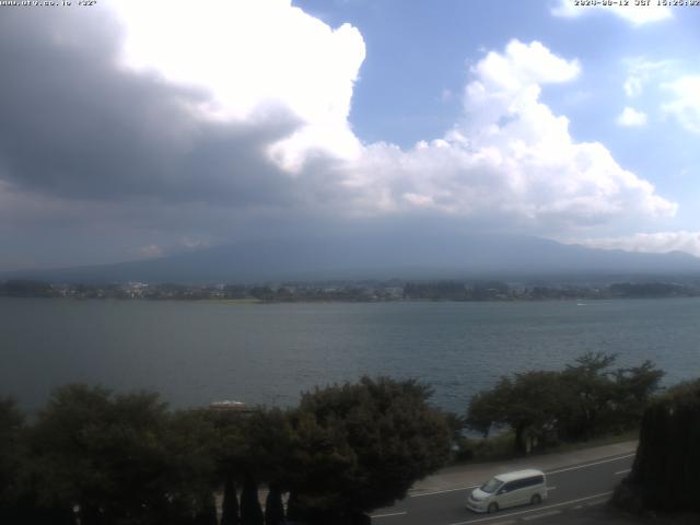 河口湖からの富士山