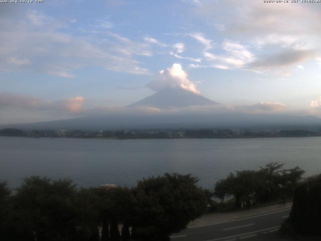 河口湖からの富士山