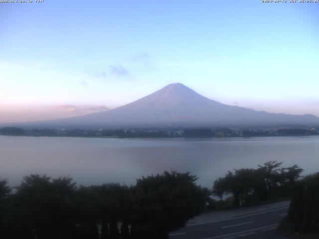 河口湖からの富士山