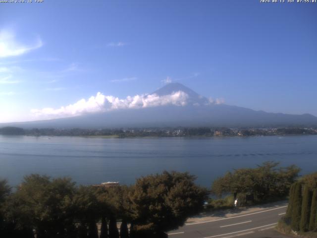 河口湖からの富士山