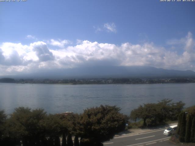 河口湖からの富士山