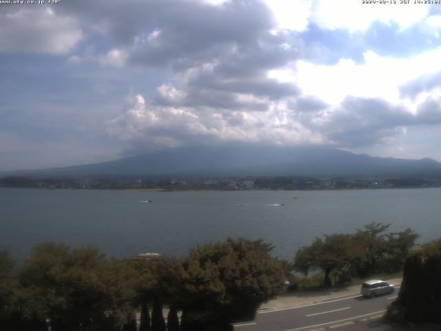 河口湖からの富士山