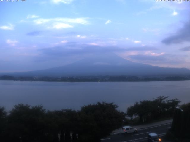 河口湖からの富士山