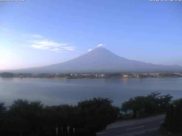 河口湖からの富士山