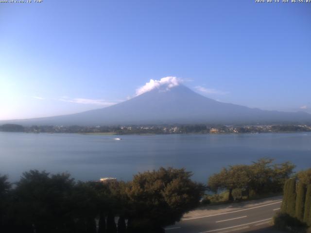 河口湖からの富士山