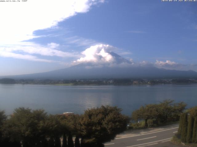 河口湖からの富士山