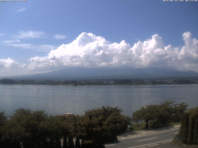 河口湖からの富士山