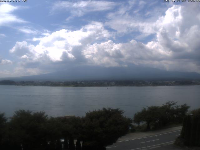 河口湖からの富士山