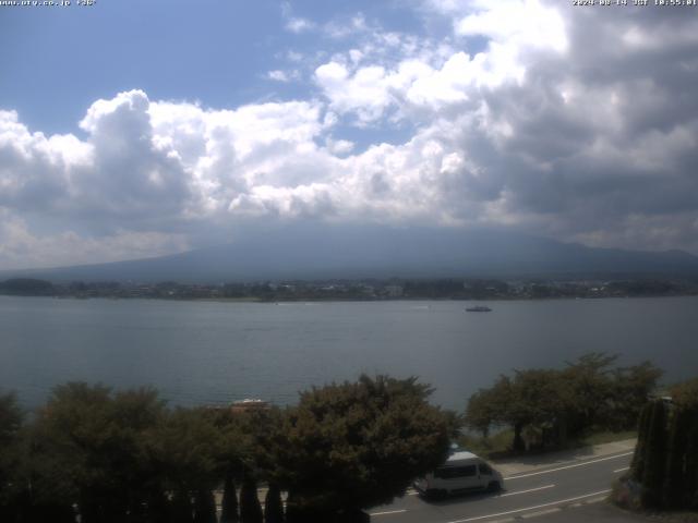 河口湖からの富士山