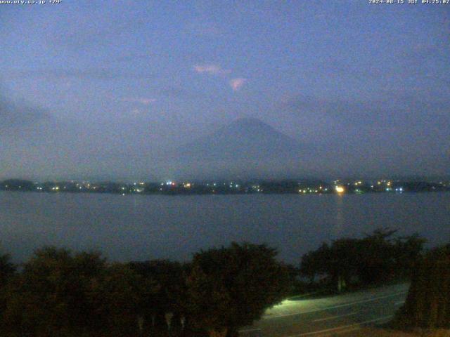 河口湖からの富士山